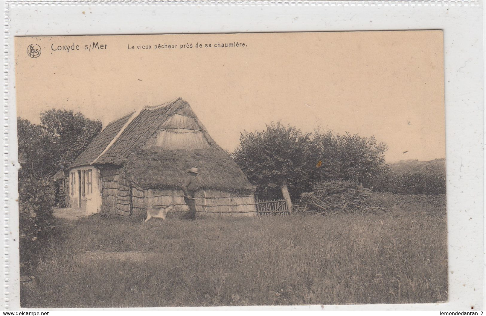 Coxyde. Le Vieux Pecheur Près De Sa Chaumière. * - Koksijde