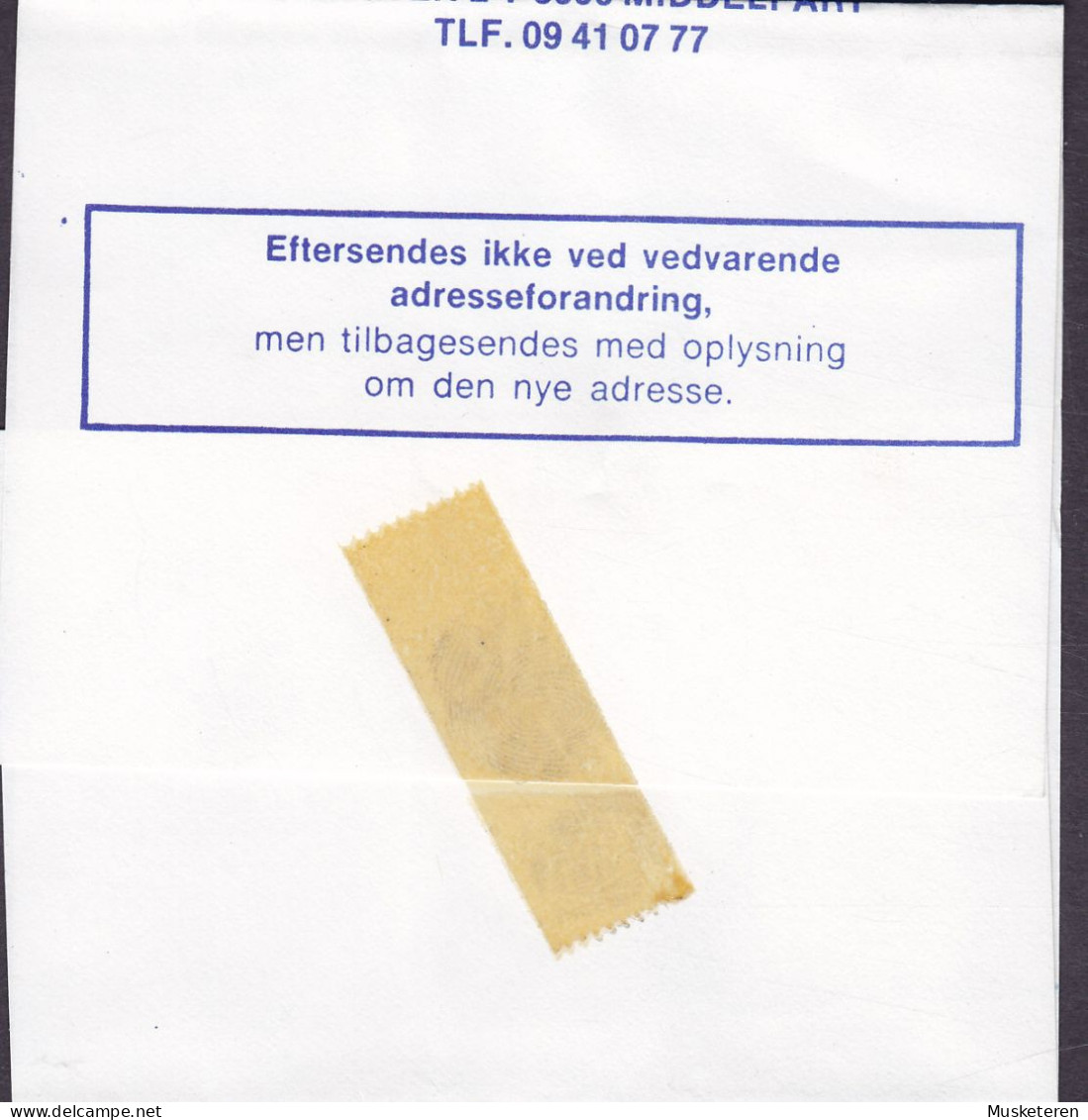 Denmark LILLEBÆLT Frimærker MIDDELFART (Stamp Dealer) TRYKSAG Korsbånd Wrapper Bande Journal To BRØNSHØJ (Cz. Slania) - Brieven En Documenten