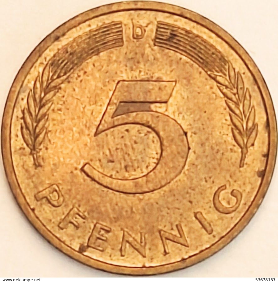 Germany Federal Republic - 5 Pfennig 1983 D, KM# 107 (#4600) - 5 Pfennig