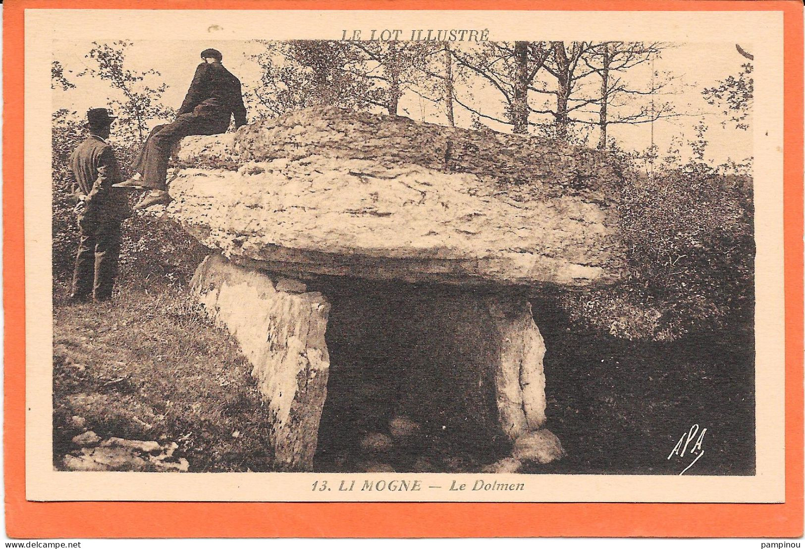 46 - LIMOGNE - Dolmen - Animée - Figeac