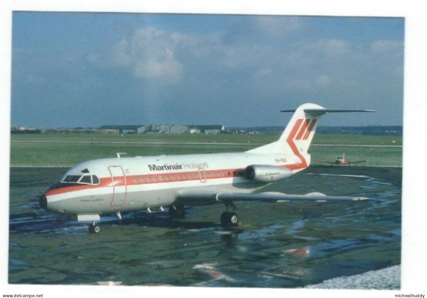 POSTCARD   PUBL BY FLIGHTPATH  LTD EDITITION OF 300  MARTINAIR FOKER F 26   AIRCRAFT NO FP 122 - 1946-....: Modern Tijdperk