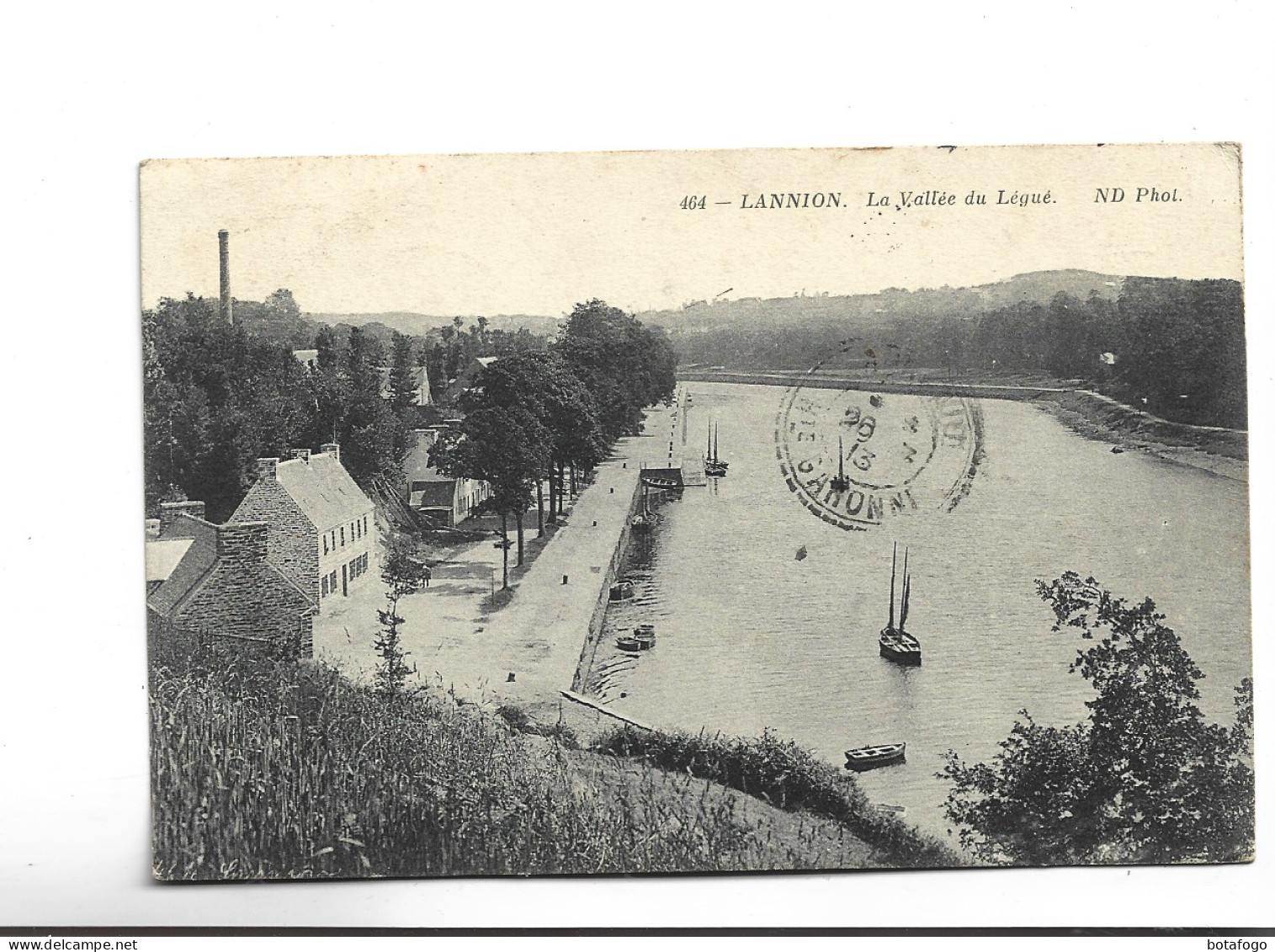 CPA DPT 22 LANNION , VALLEE DU LEGUE En 1913! - Lannion