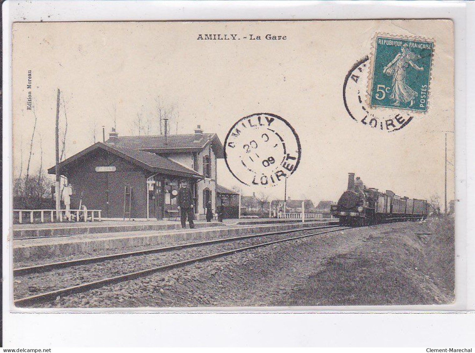 AMILLY: La Gare - état - Amilly