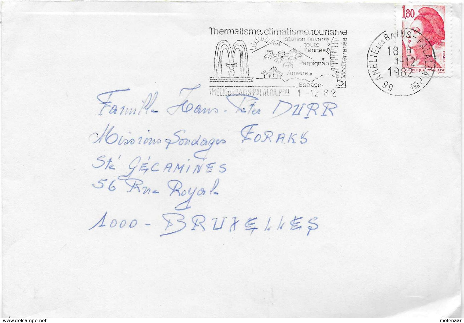 Postzegels > Europa > Frankrijk > 1945-.... > 1980-1989 > Brief Met No. 2131 (17417) - Lettres & Documents