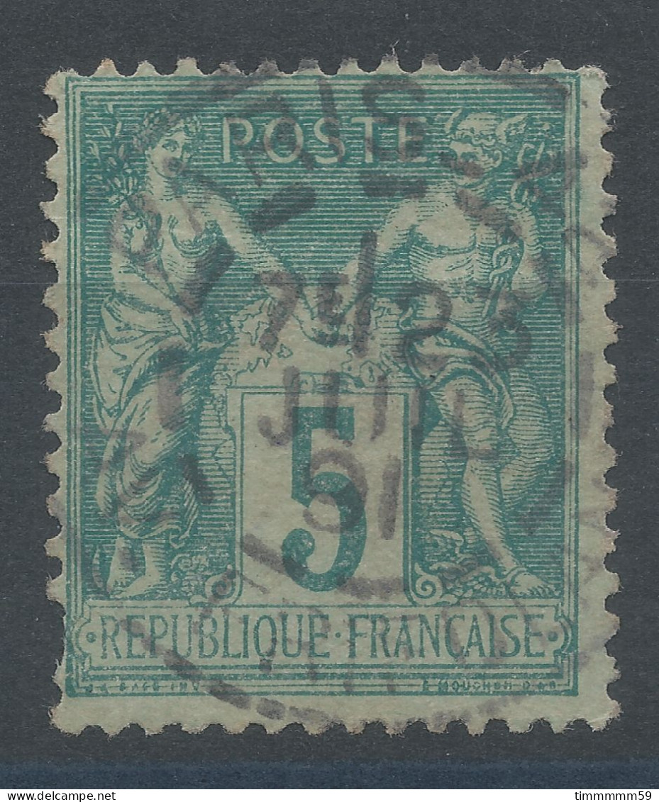 Lot N°83330   N°75, Oblitéré Cachet à Date De PARIS_42 "AV.FRIEDLAND" - 1876-1898 Sage (Type II)