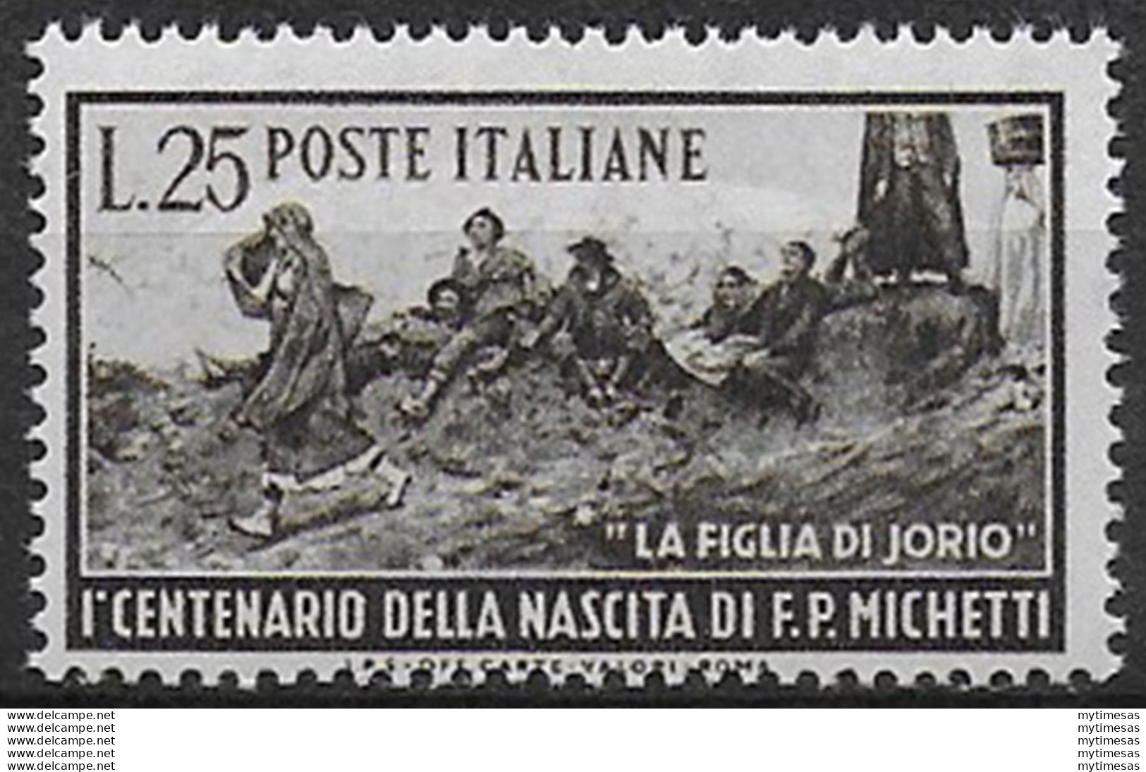 1951 Italia Michetti MNH Sass N. 671 - 1946-60: Mint/hinged
