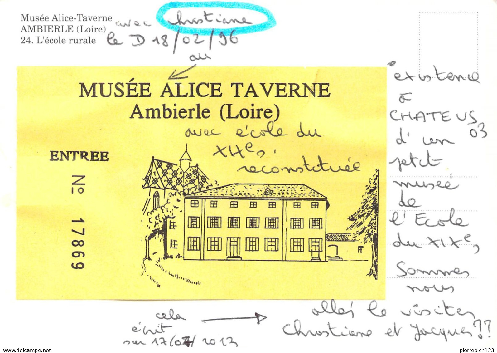 42 - Ambierle - Musée Alice Taverne - L'école Rurale - Other & Unclassified