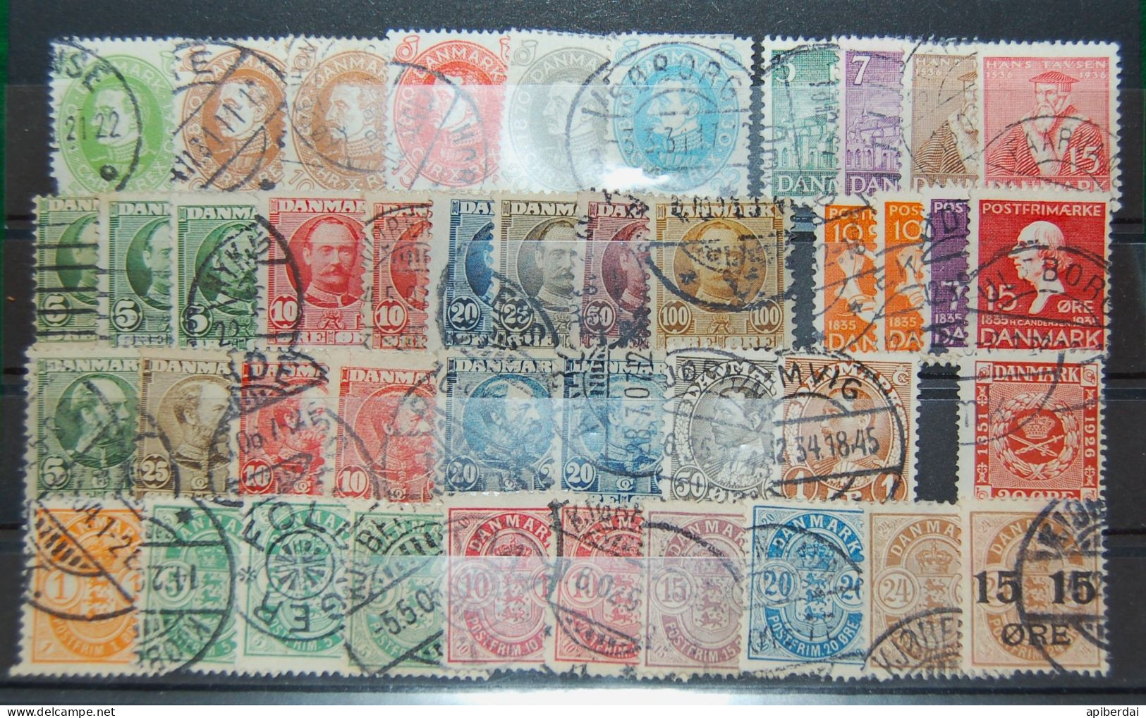 Danmark Danemark Danish - Batch Of 42 Stamps Used - Collections