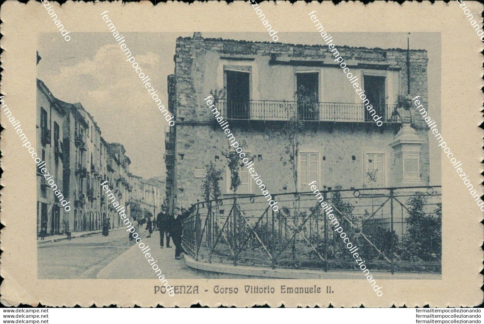 Bg468 Cartolina Potenza Corso Vittorio Emanuele - Potenza