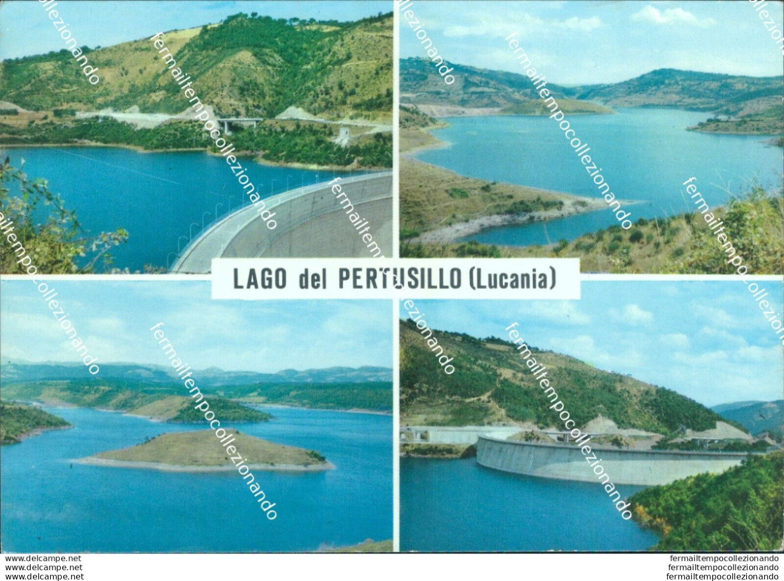 Bi570 Cartolina Lago Di Pertusillo  Provincia Di Potenza - Potenza