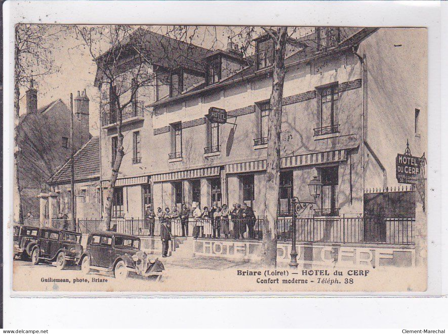 BRIARE: Hôtel Du Cerf, Automobile - état - Briare