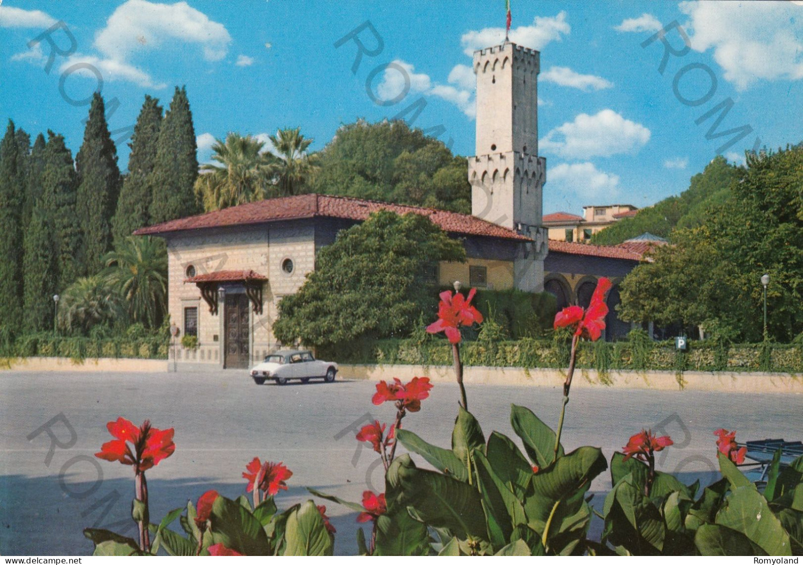 CARTOLINA  C12 MONTECATINI TERME,PISTOIA,TOSCANA-STABILIMENTO TORETTA-STORIA,MEMORIA,CULTURA,BELLA ITALIA,VIAGGIATA 1987 - Pistoia