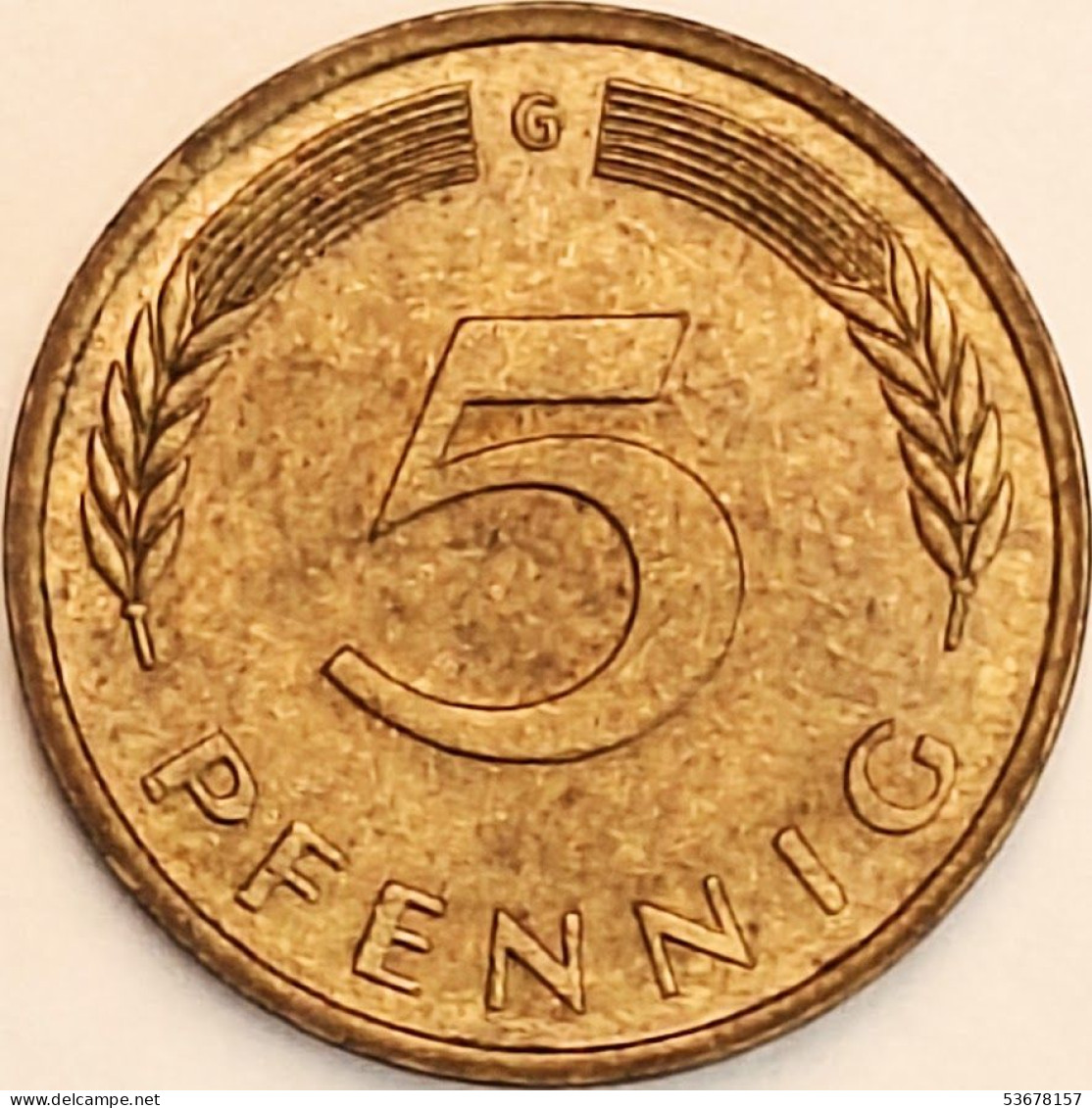 Germany Federal Republic - 5 Pfennig 1983 G, KM# 107 (#4601) - 5 Pfennig