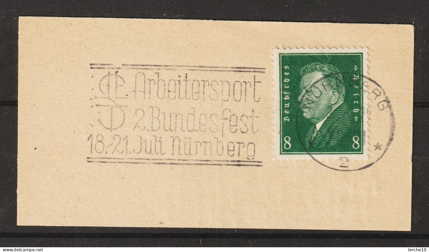 MiNr. 412  Briefstück   (0333) - Used Stamps