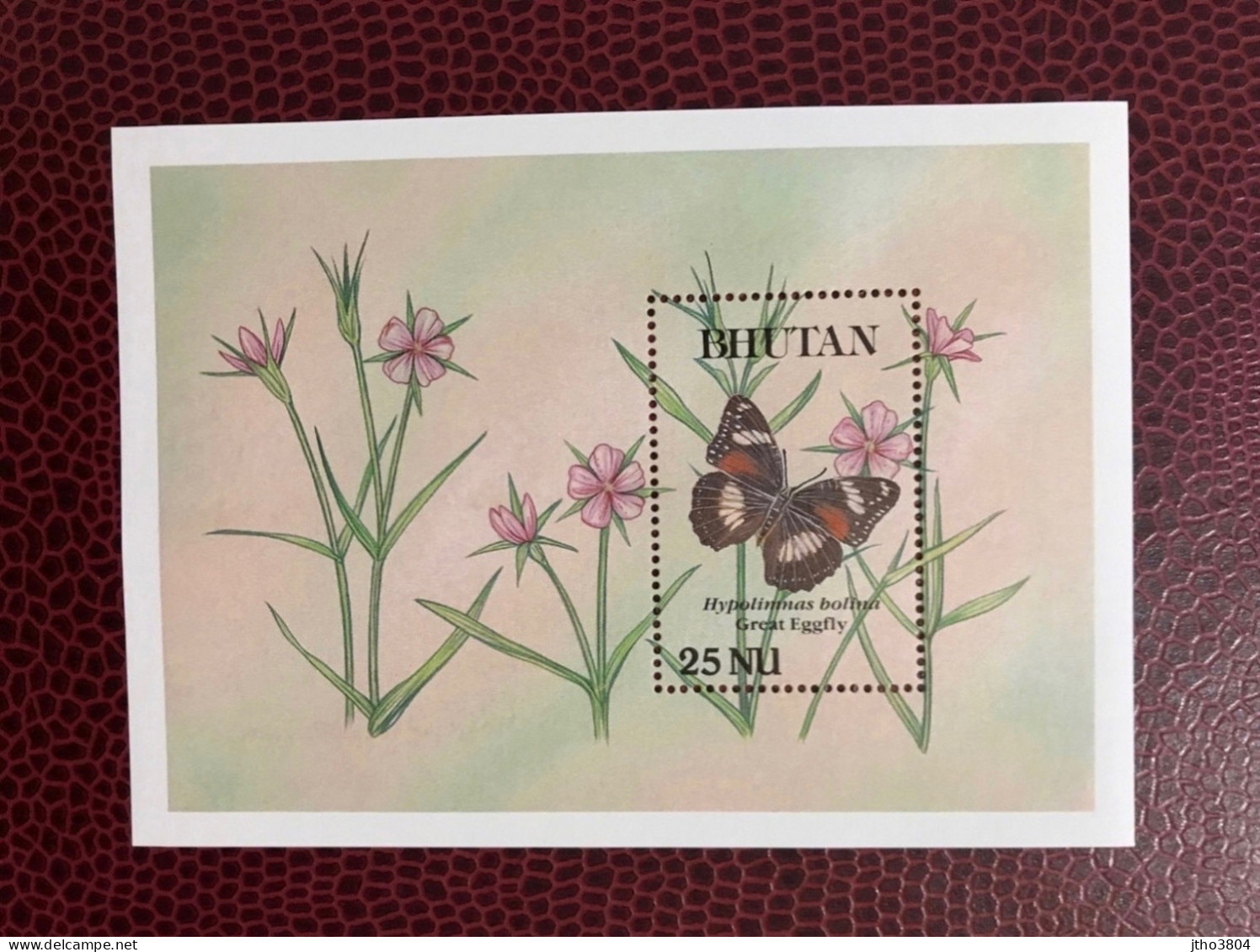 BHOUTAN 1990 1 Bloc Neuf MNH ** Mi BL Mariposa Butterfly Borboleta Schmetterling Farfalla BHUTAN - Mariposas