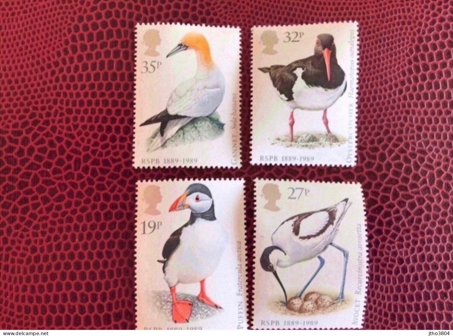 ANGLETERRE 1989 GB 4 V Neuf ** MNH Mi 1185 A 1188 Ucello Oiseau Bird Pájaro Vogel GREAT BRITAIN - Cigognes & échassiers