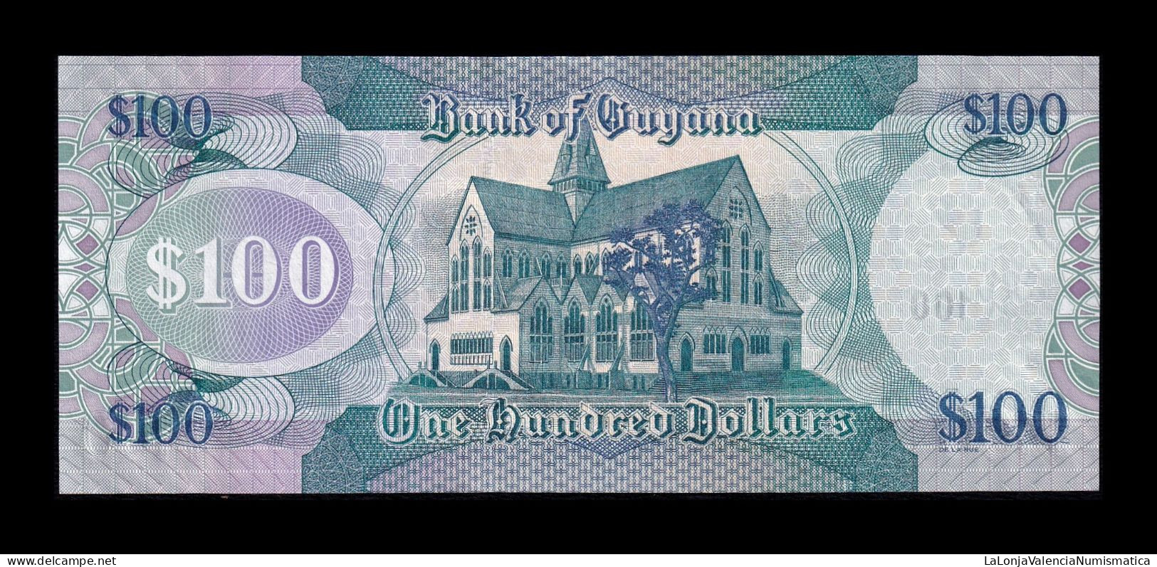 Guyana 100 Dollars 2009 Pick 36b(1) Sc Unc - Guyana