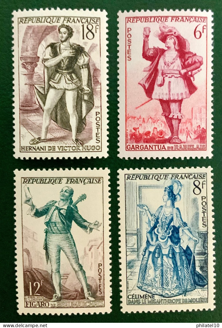 1953 FRANCE GRANDS PERSONNAGES DE LA LITTÉRATURE FRANÇAISE - NEUF** - Unused Stamps