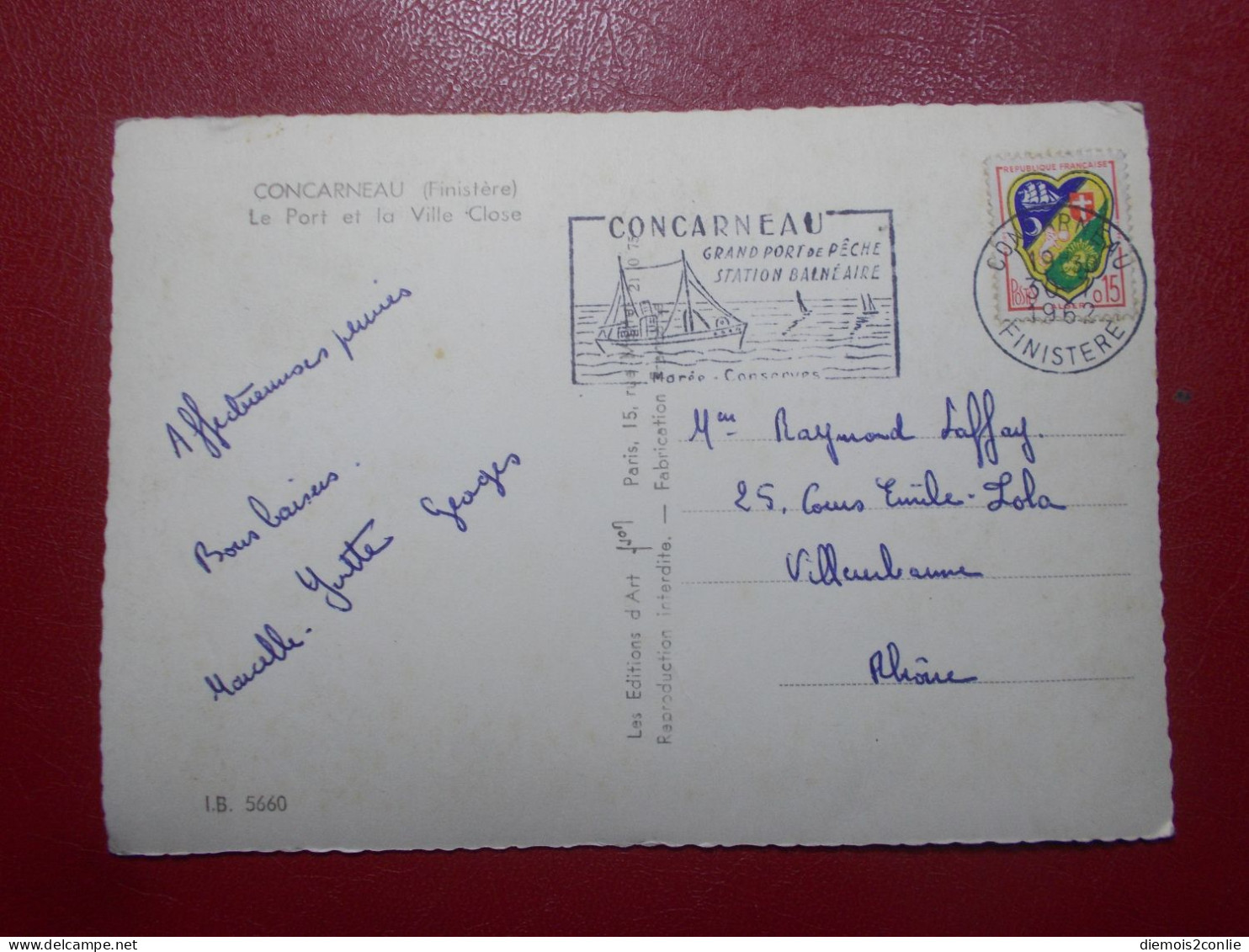 Carte Postale CPSM - CONCARNEAU (29) - Le Port Et La Ville Close (B425) - Concarneau