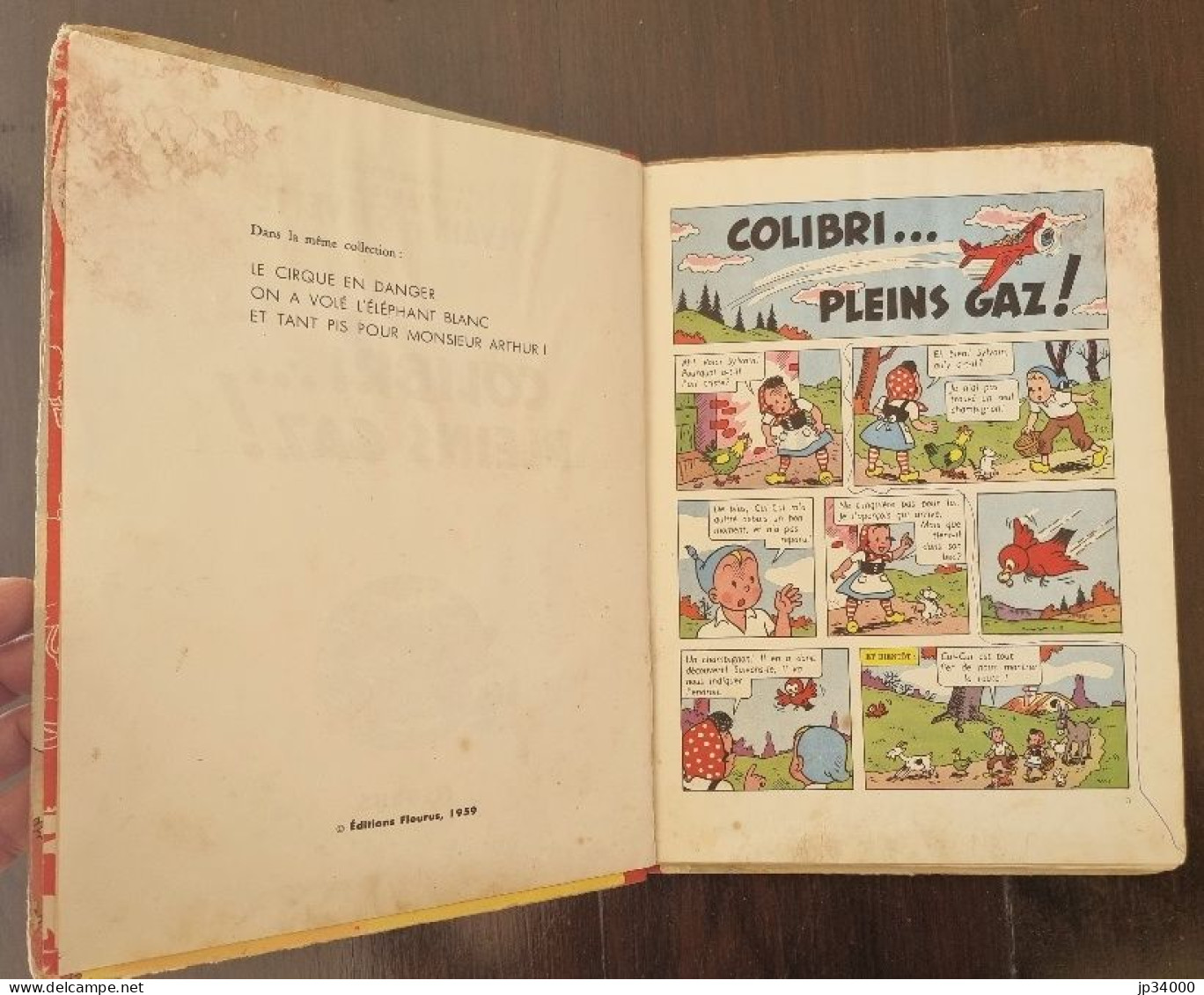 Les Nouvelles Aventures De Sylvain Et Sylvette "colibri...Pleins Gaz!" E.O. 1959 - Sylvain Et Sylvette