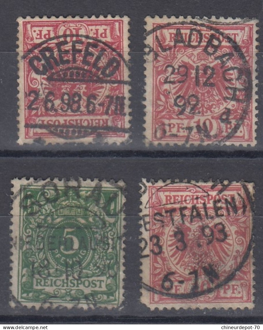 Timbres Allemagne Deutsche - Autres & Non Classés