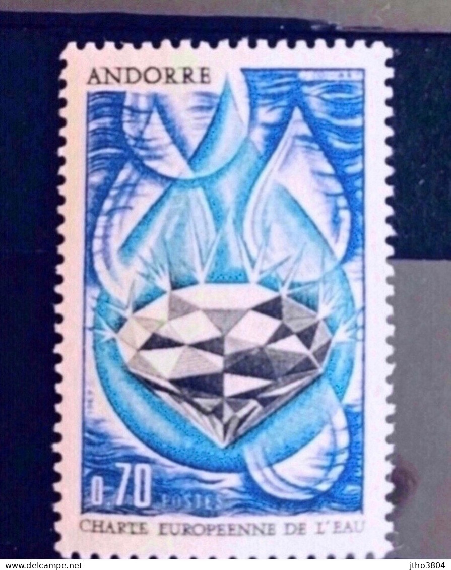 ANDORRE 1969 1 V Neuf YT 197 Chartre De L’eau - Unused Stamps