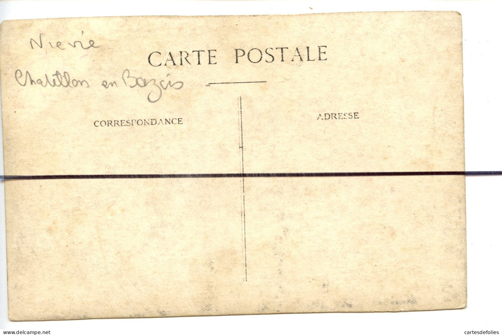 Carte Photo. CPA. D58.  Nièvre. Alluy. Conscrits De La Classe 1919 Posent Pour La Photo Devant Un Commerce . LIP - Otros & Sin Clasificación