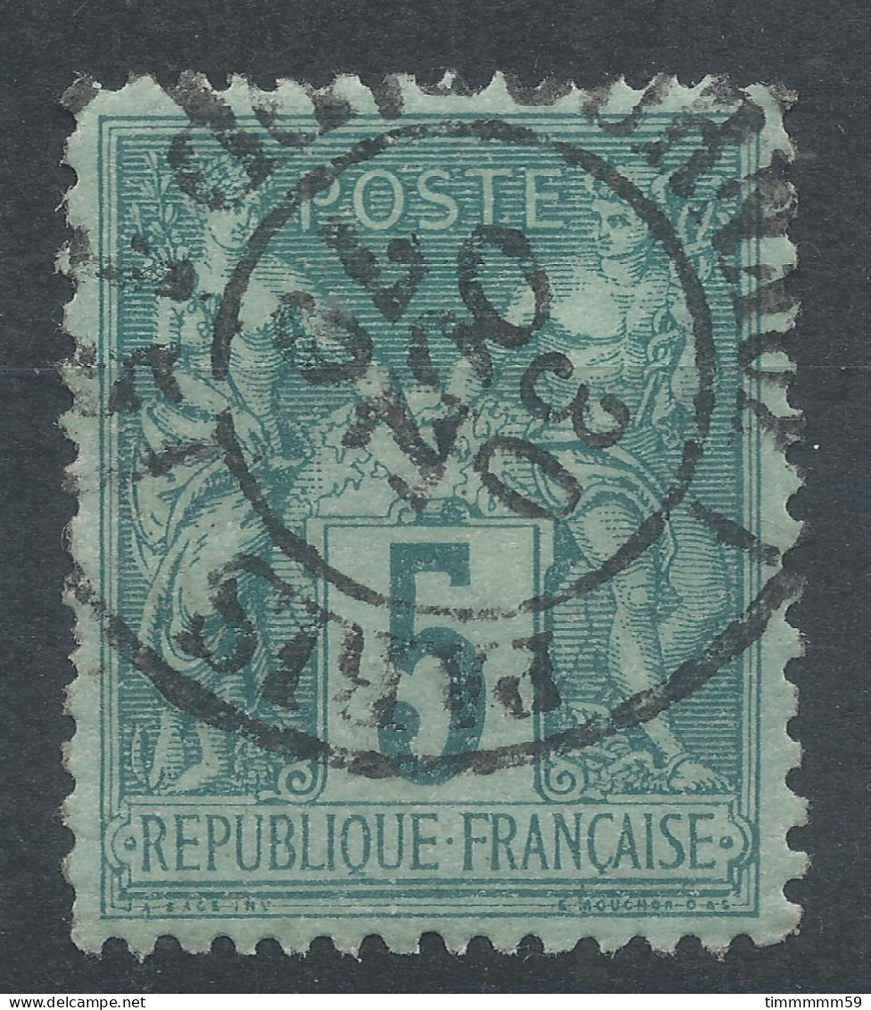 Lot N°83342   N°75, Oblitéré Cachet à Date Des JOURNAUX PP15 "R. Des SAINTS-PERES" - 1876-1898 Sage (Tipo II)