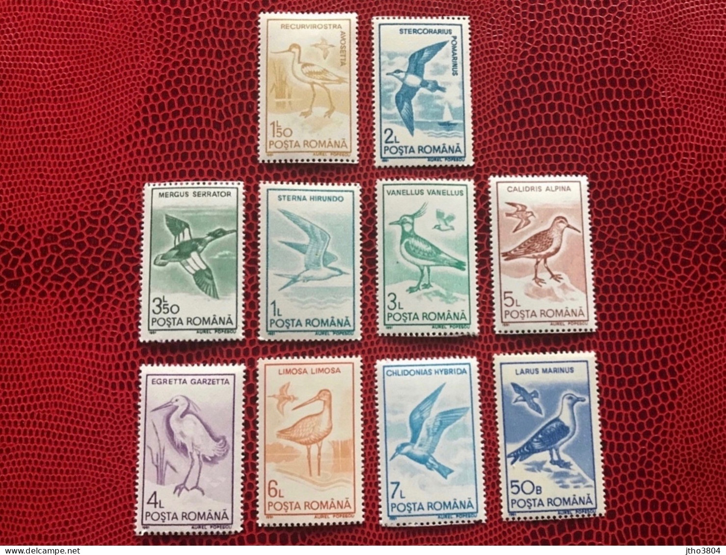 ROUMANIE 1991 10v Neuf MNH ** Mi 4642 /51 Pájaro Bird Pássaro Vogel Ucello Oiseau Rumänien Romania - Otros & Sin Clasificación