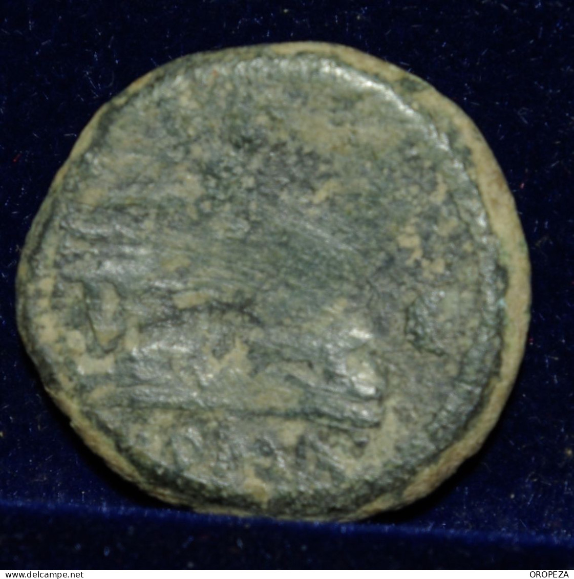 30 -  BONITO  SEMIS  DE  JANO - SERIE SIMBOLOS -  CRECIENTE - MBC - Republiek (280 BC Tot 27 BC)