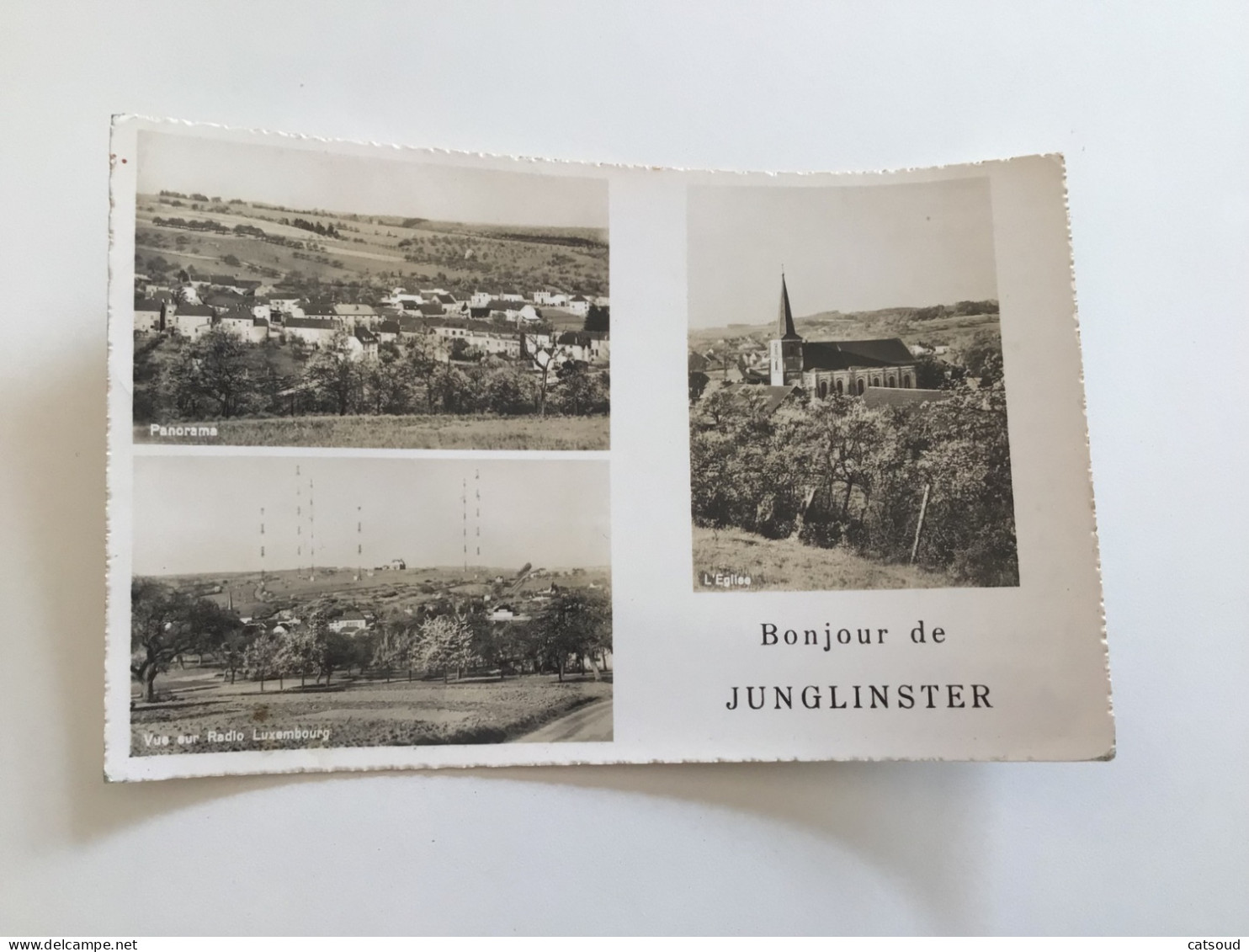 Carte Postale Ancienne (1954) Bonjour De JUNGLINSTER - Altri & Non Classificati