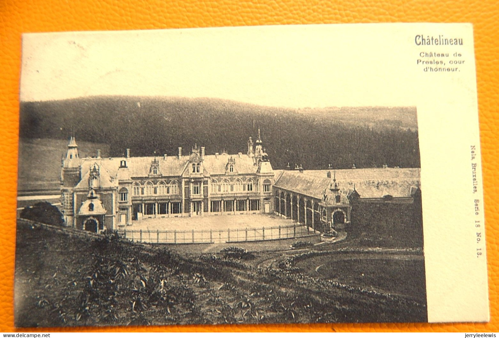 CHÂTELINEAU   -    Château De Presles , Cour D'honneur  -  1903 - Châtelet