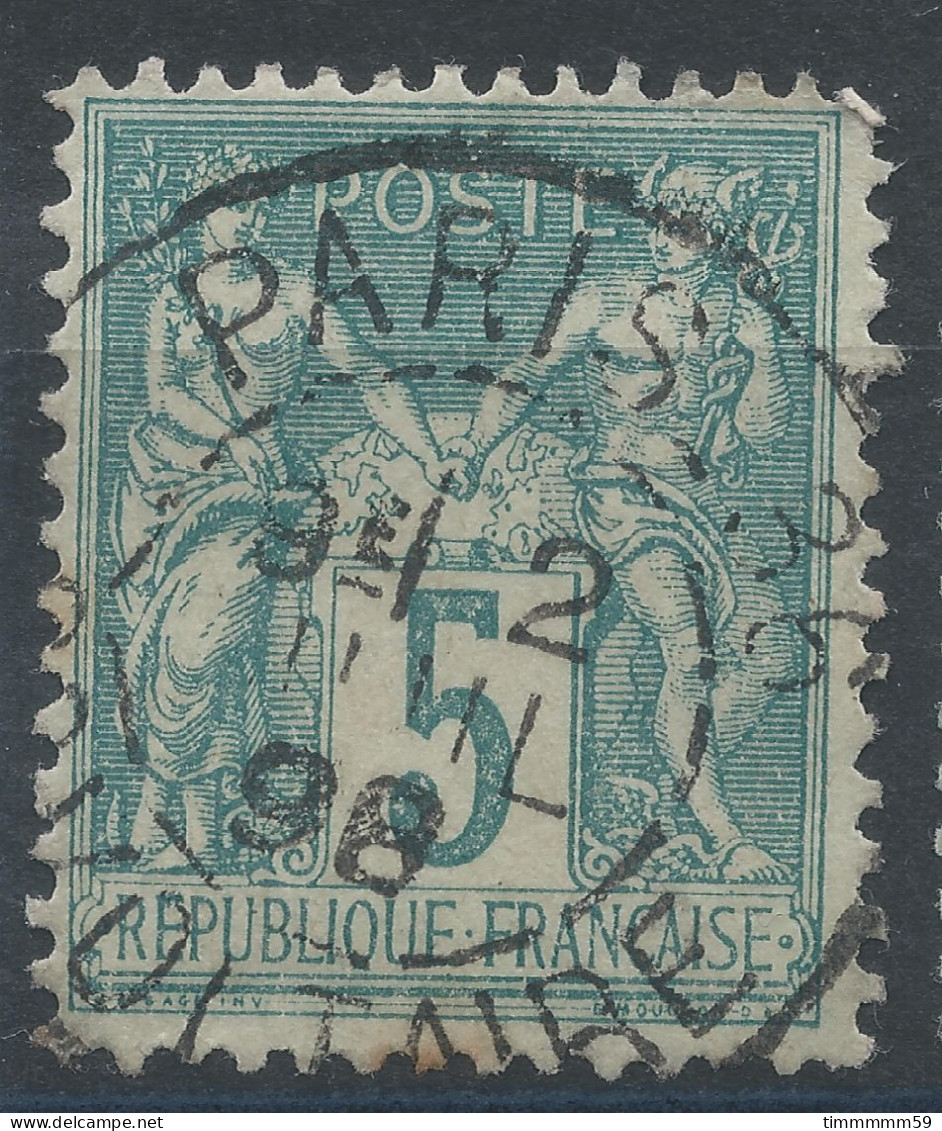 Lot N°83346   N°75, Oblitéré Cachet à Date De PARIS 36 "Bd VOLTAIRE" - 1876-1898 Sage (Tipo II)