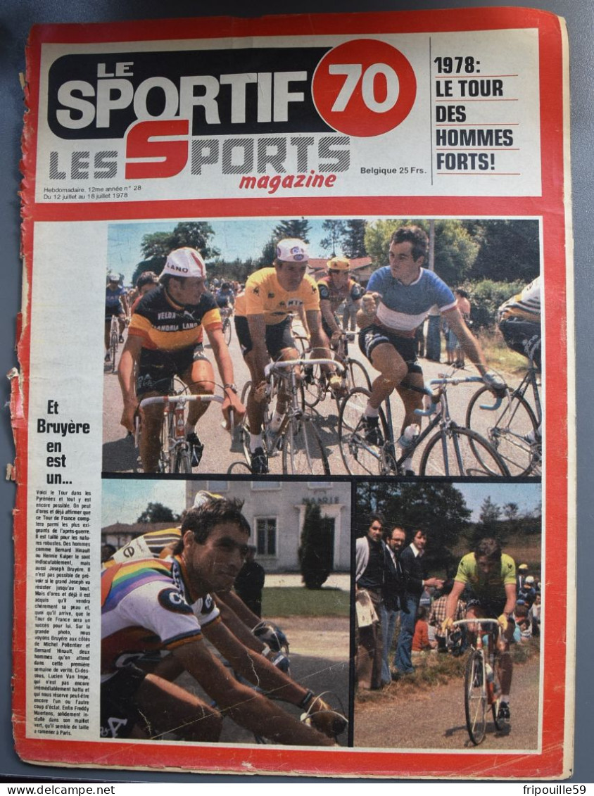 7 Revues "Le Sportif 70 - Les Sports Magazine" - Juillet-septembre-octobre 1978 - - Deportes