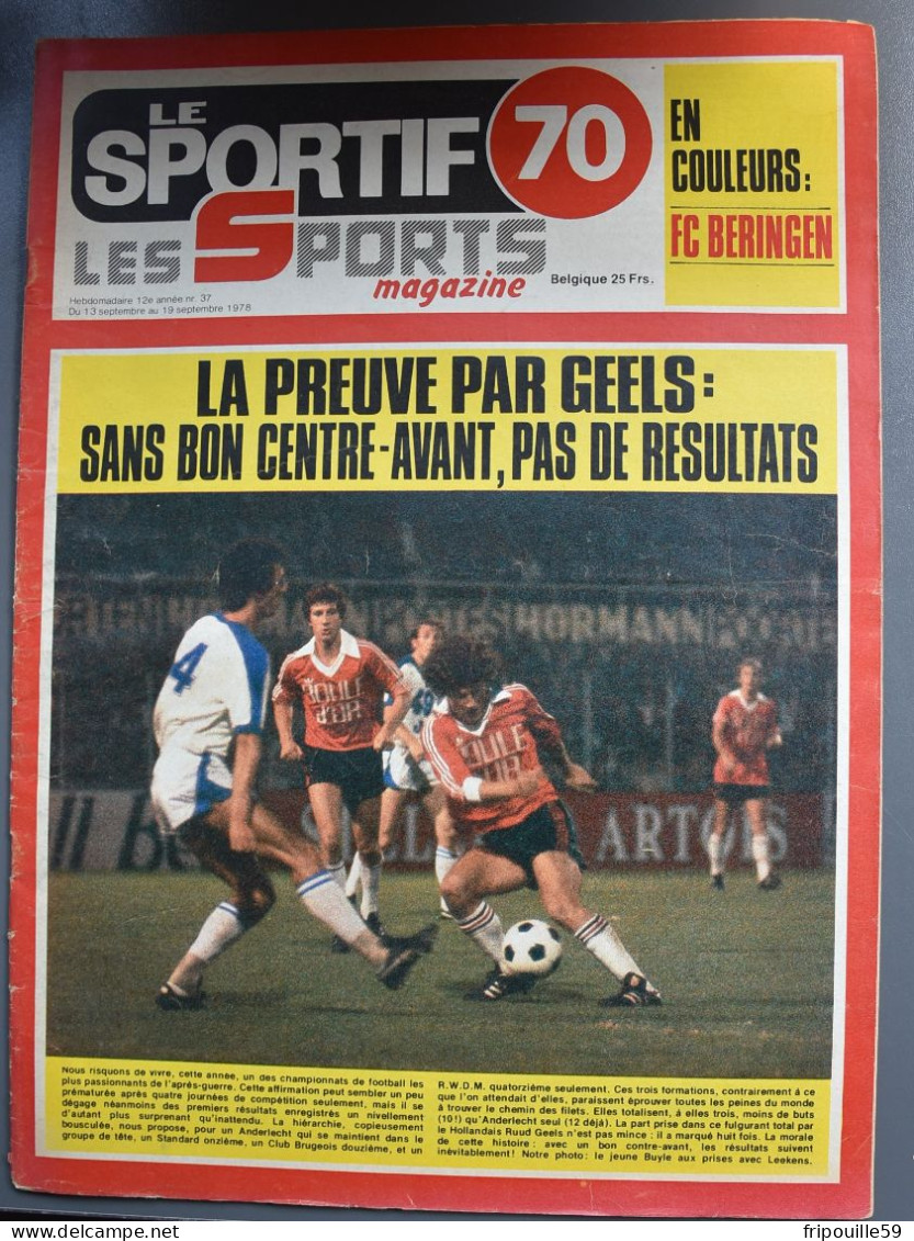 7 Revues "Le Sportif 70 - Les Sports Magazine" - Juillet-septembre-octobre 1978 - - Sport