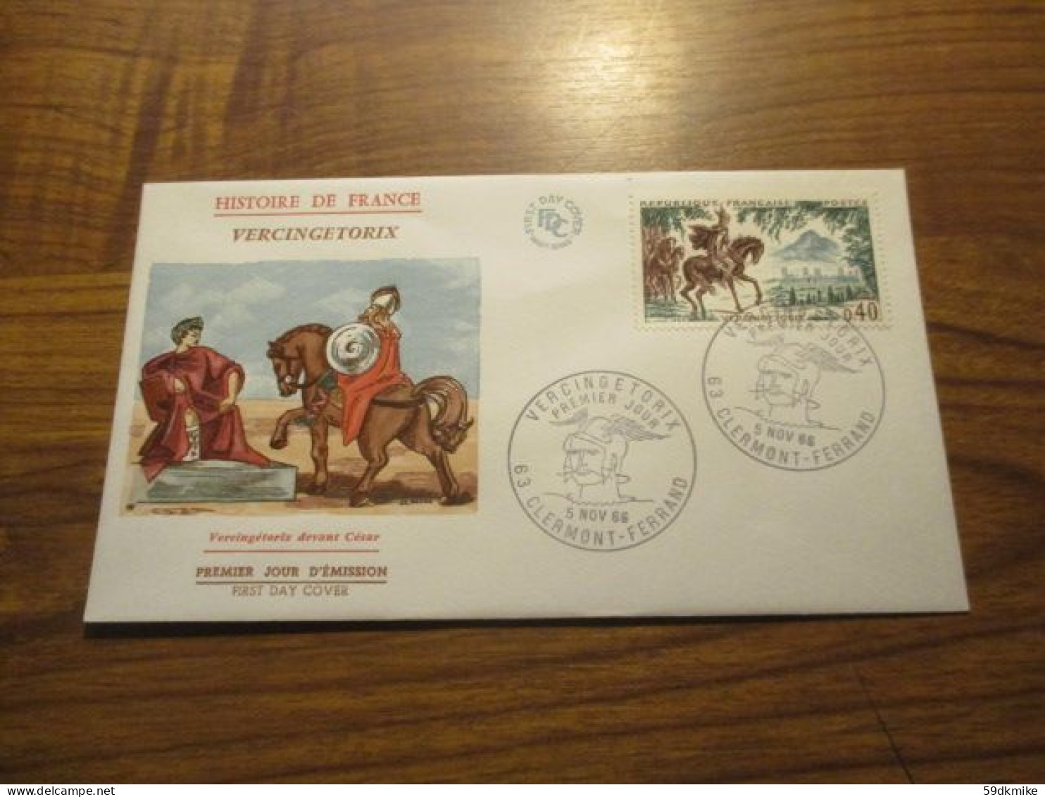 FDC - 1er Jour - France - 1966 - Vercingetorix - 1960-1969