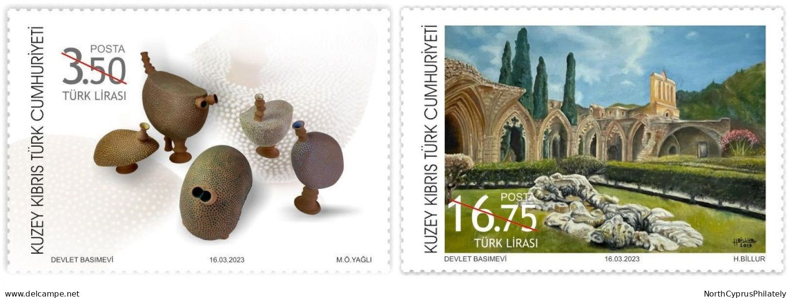 TURKISH CYPRUS ZYPERN CIPRO 2023 " Works Of Artists " - MNH - Autres & Non Classés