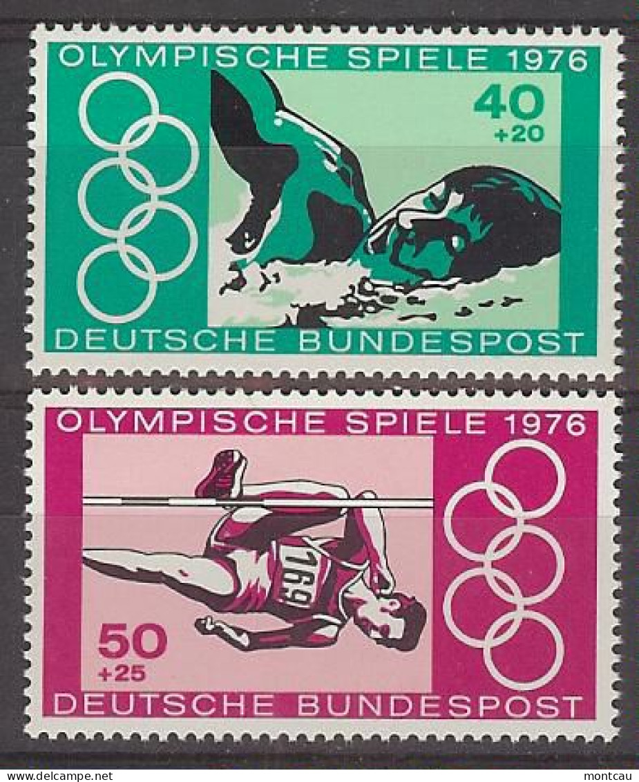 Germany 1976. JJ. OO. Montreal M=886-87 Y=736-37  (**) - Unused Stamps