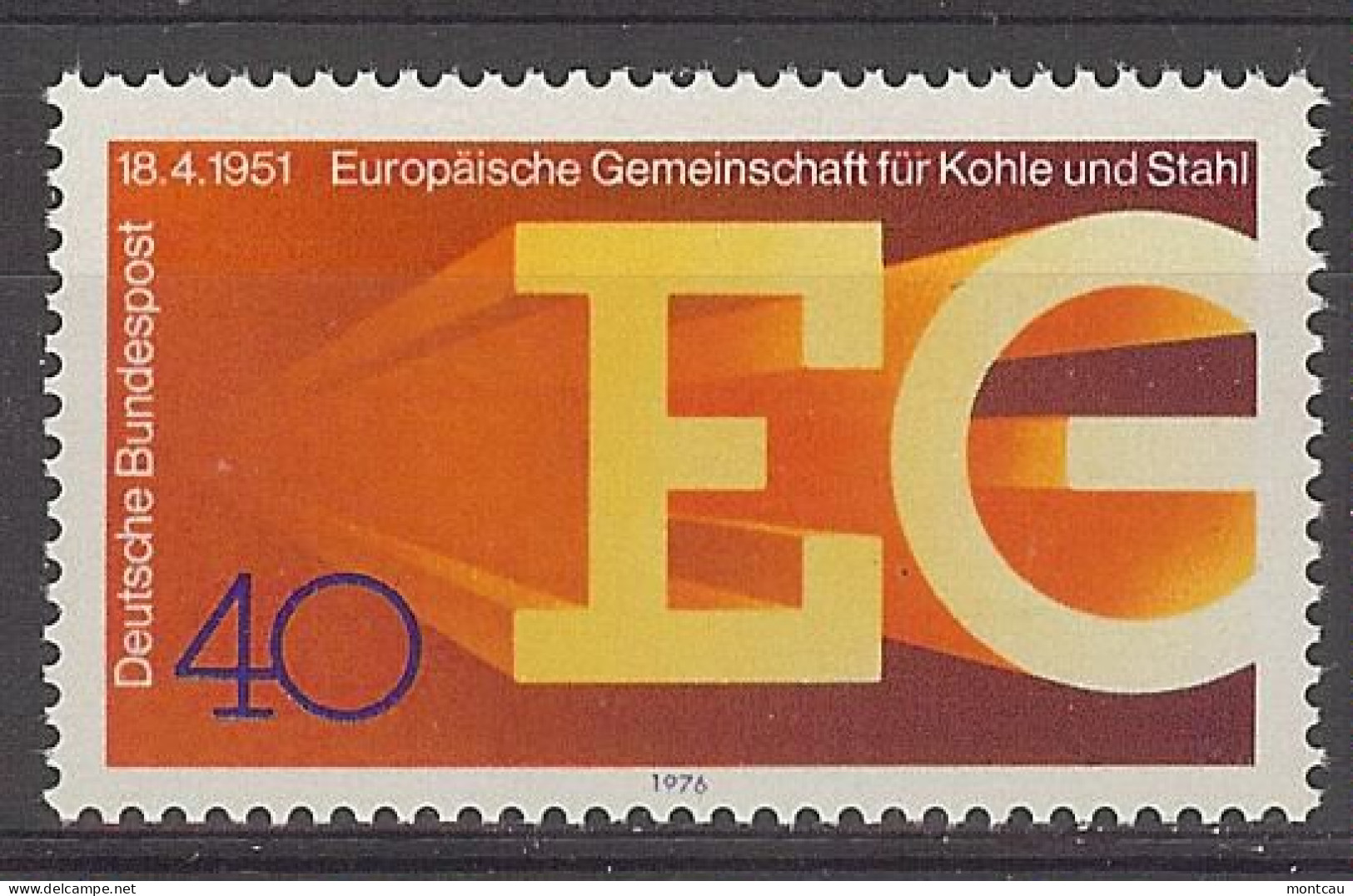 Germany 1976. Comunidad De La CECA M=880 Y=729  (**) - Ungebraucht