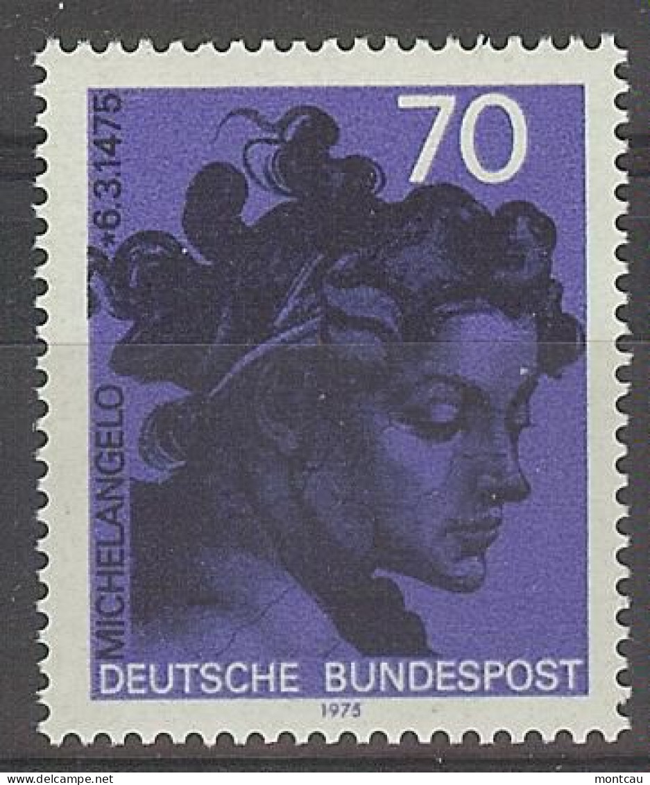 Germany 1975. Miguel Angel Buonarroti M=833 Y=682  (**) - Ungebraucht