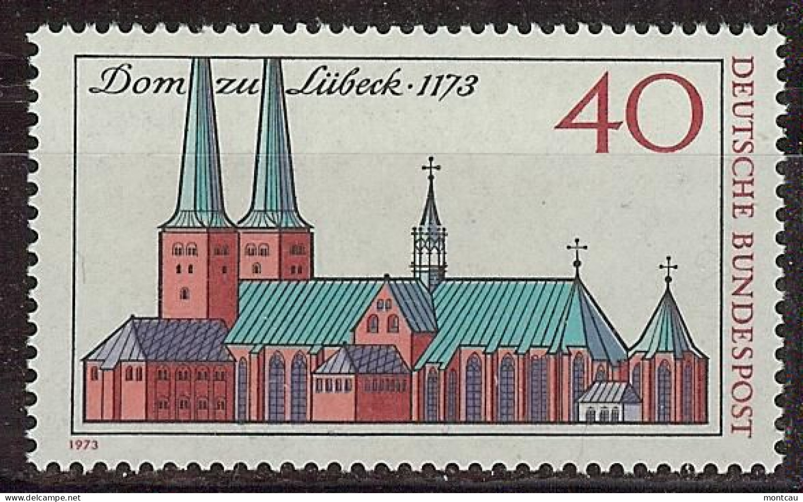 Germany 1973. Catedral De Lubeck M=779 Y=629  (**) - Nuevos