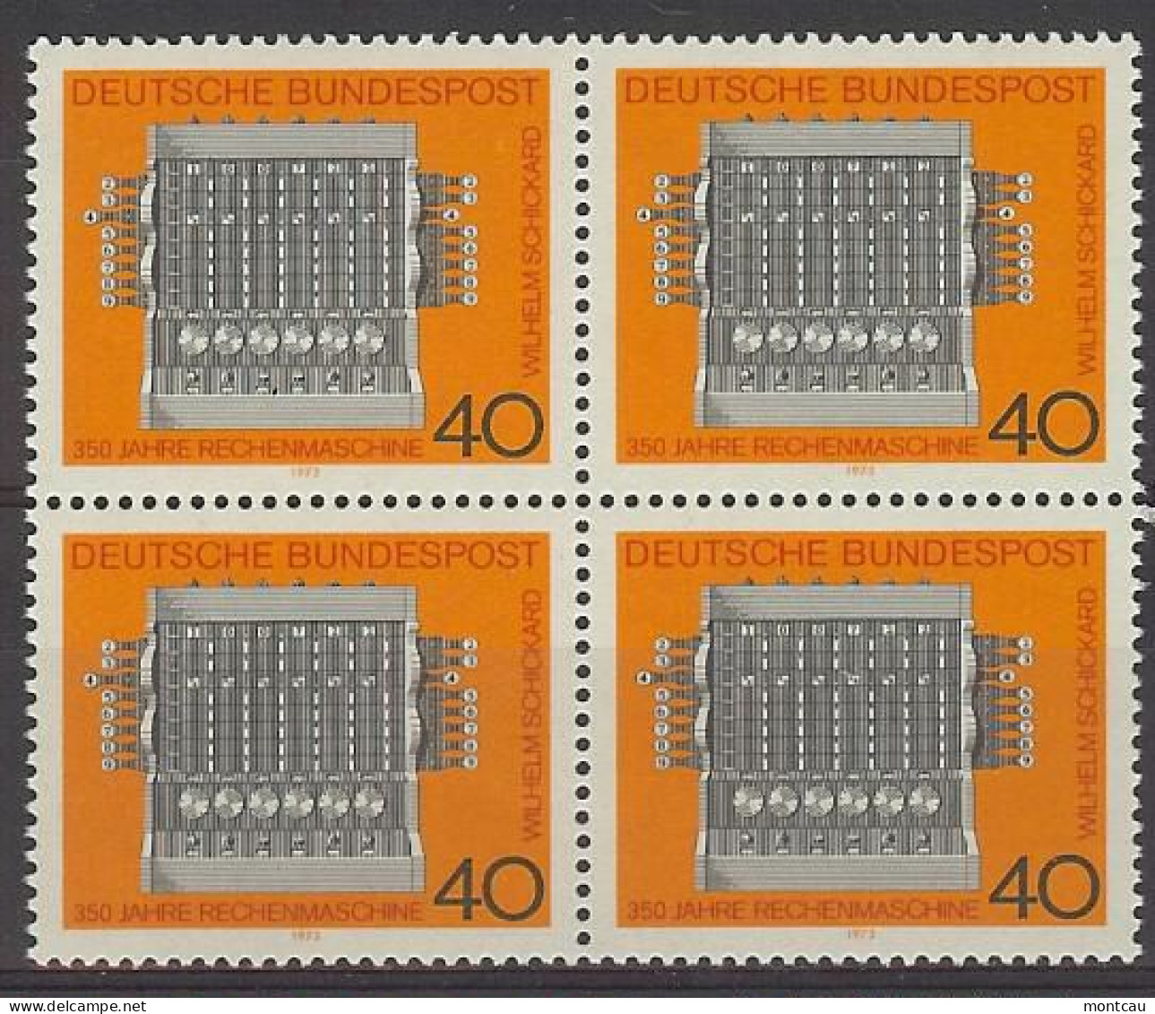 Germany 1973. Primera Calculadora M=778 Y=627  (**) - Unused Stamps