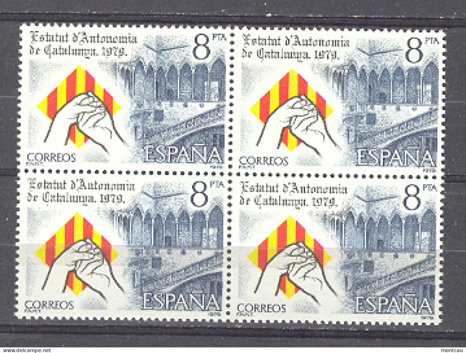 Spain. 1979 - Estatut Catalunya Ed 2546 Bloque (**) - Neufs