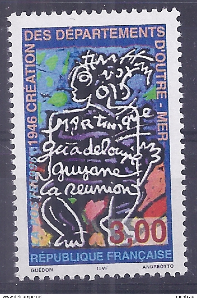 Francia 1996. YT = 3036 -  (**). Departamentos De Ultramar - Unused Stamps