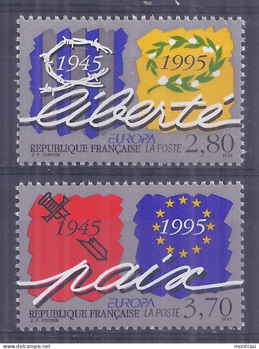 Francia 1995. YT = 2941-42 -  (**). Europa - Neufs