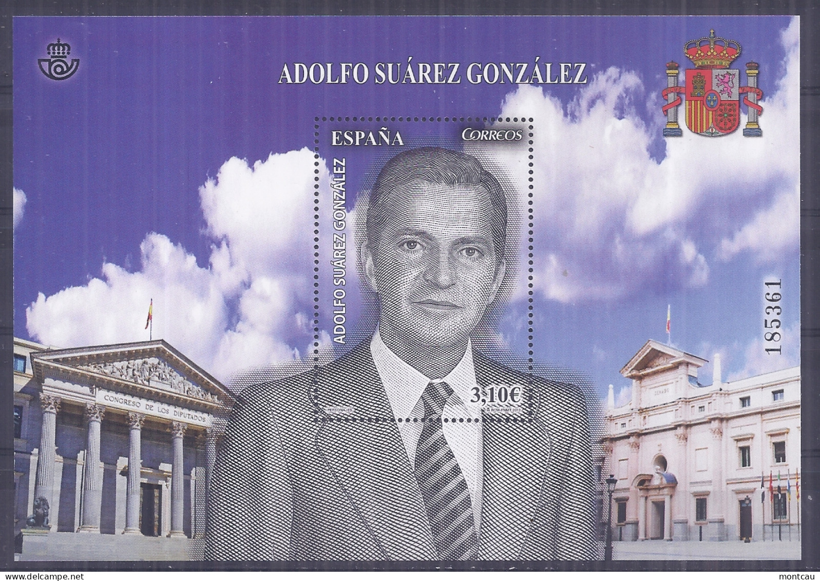 Spain 2013. Adolfo Suarez. Ed: 4837 Mnh(**) - Unused Stamps