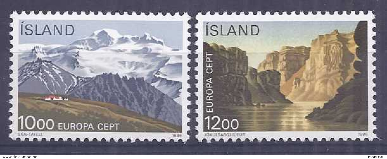 Europa 1986 - Island Mi 648-49 (**) - 1986