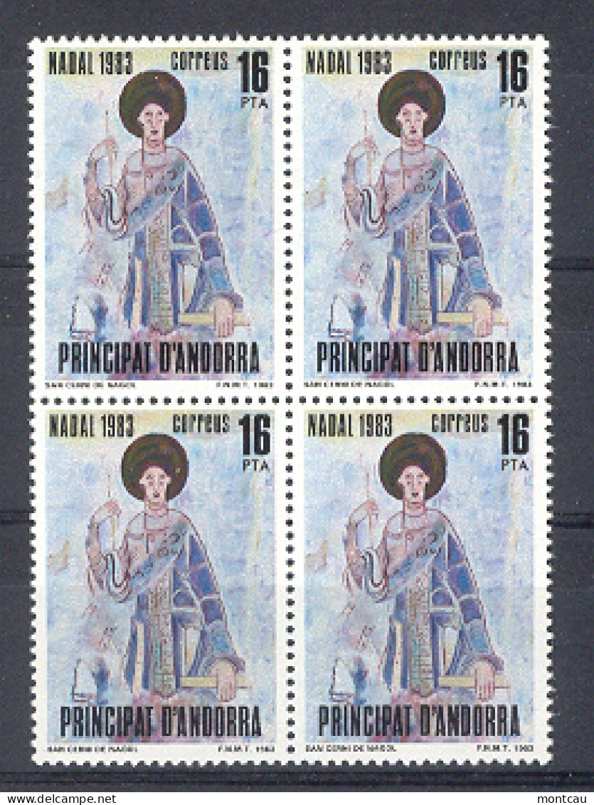 Andorra - 1983, Navidad E=174 S=158 (**) - Nuevos