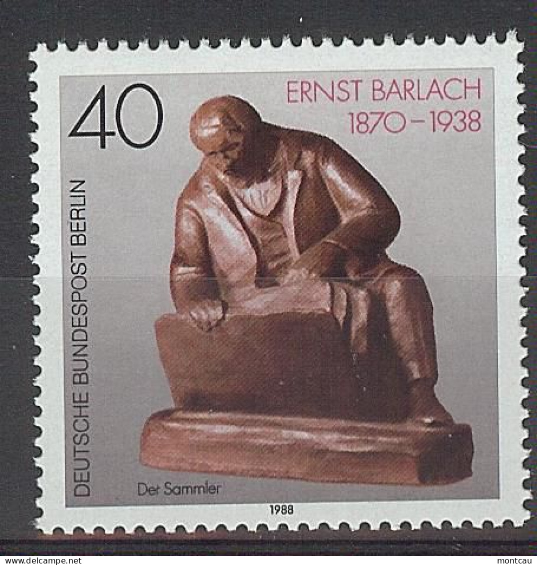 Berlín 1988. Ernst Barlach M=823 Y=784  (**) - Unused Stamps