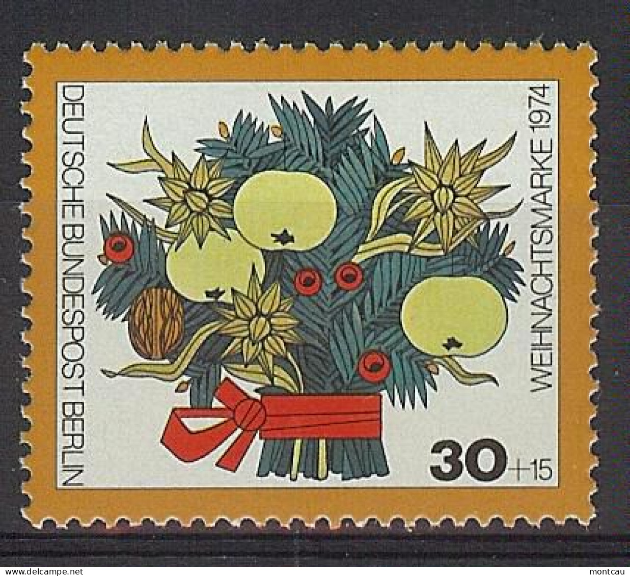 Berlín 1974. Navidad M=481 Y=445  (**) - Unused Stamps